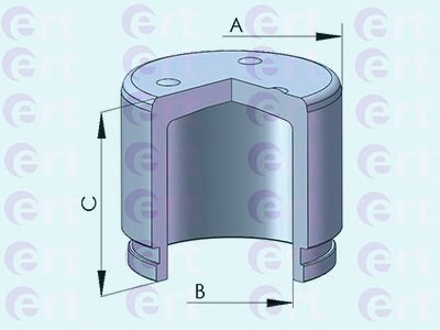 ERT 150976-C Piston, brake caliper